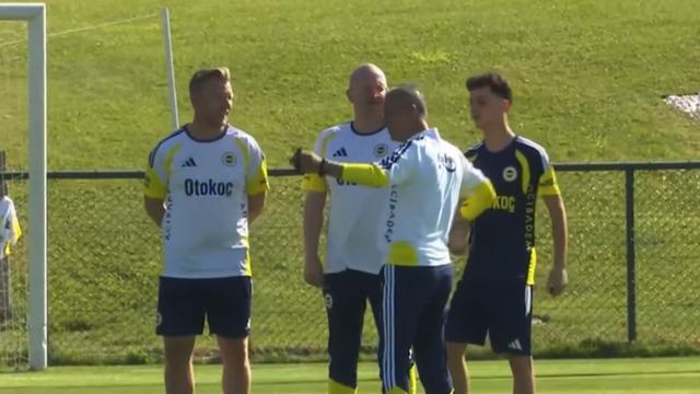 Fenerbahçe antrenmanında