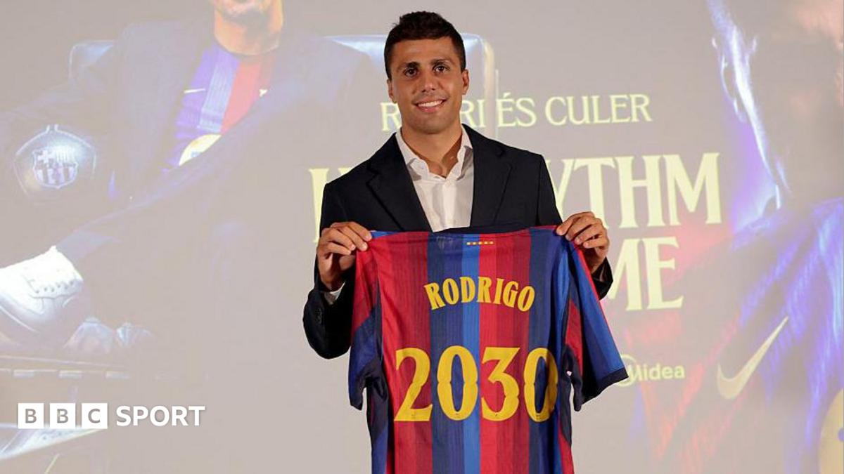 Rodri Barcelona'da: